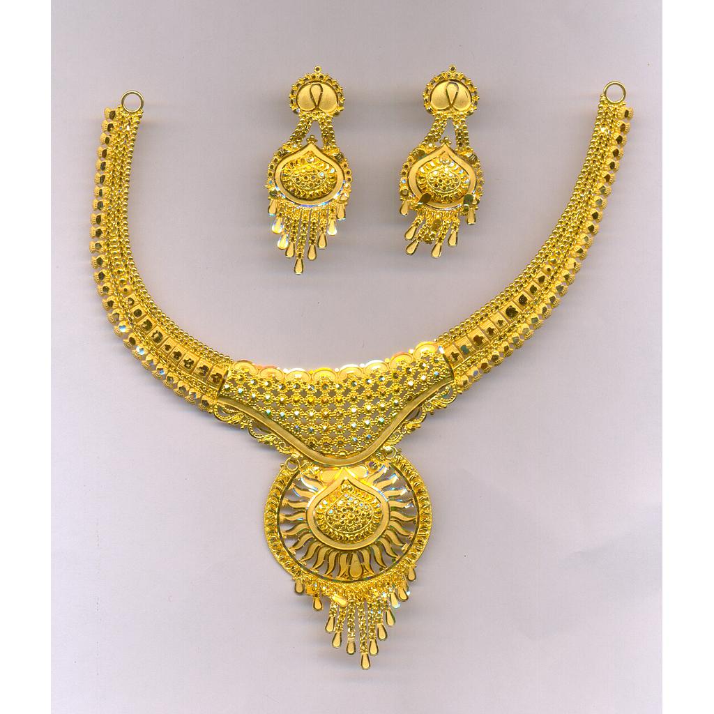 GOLD HALF SET ROUND PLAIN FANCY