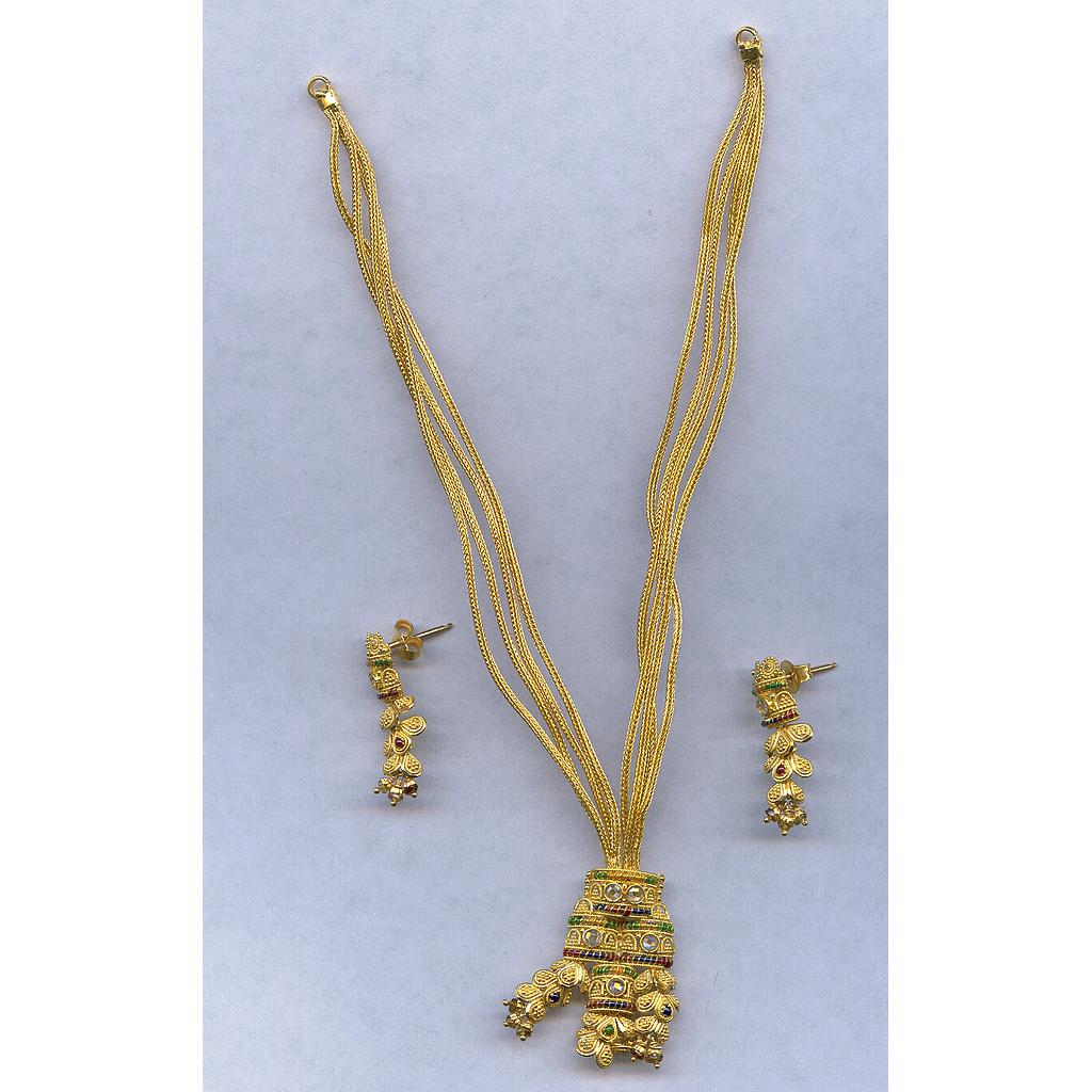 GOLD HALF SET ROUND PLAIN FANCY