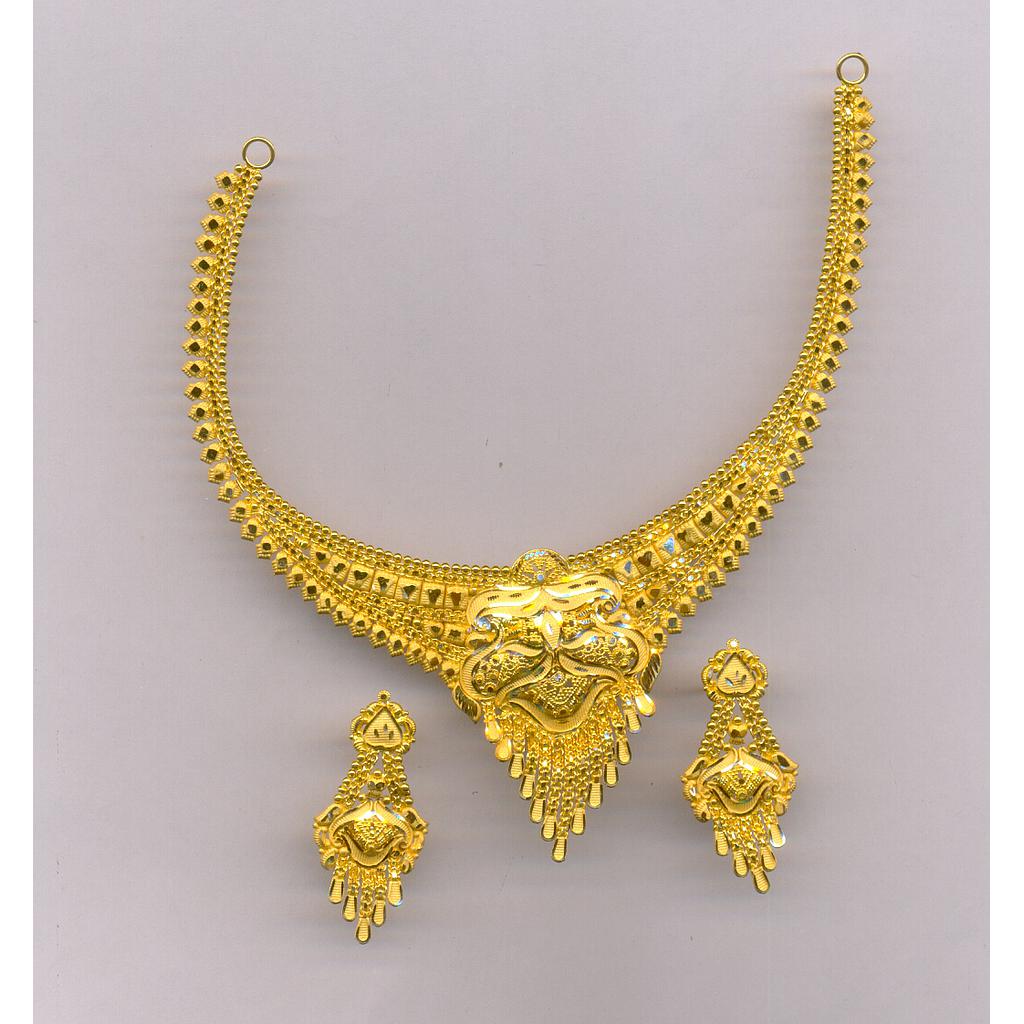 GOLD HALF SET ROUND PLAIN FANCY