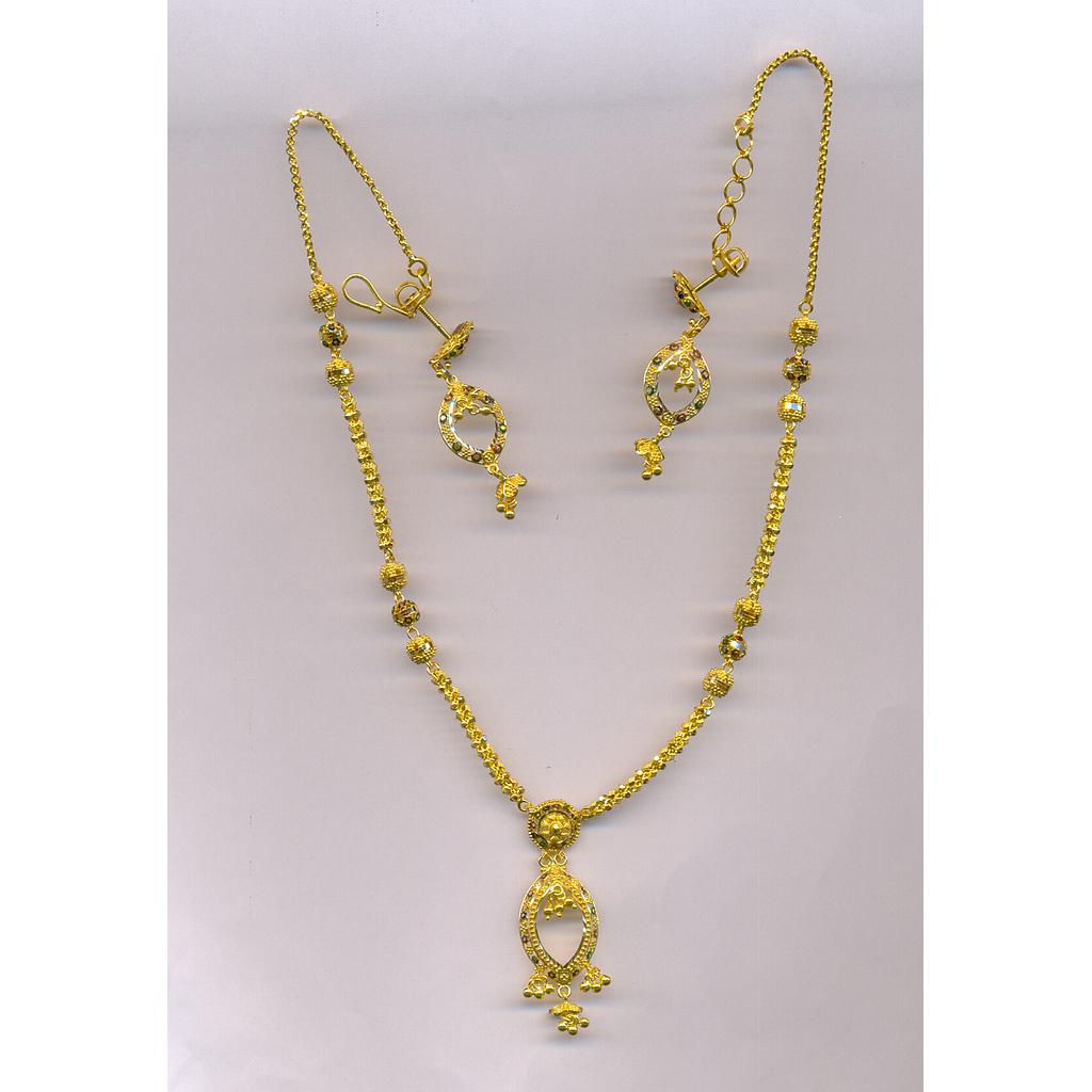 GOLD HALF SET ROUND PLAIN FANCY