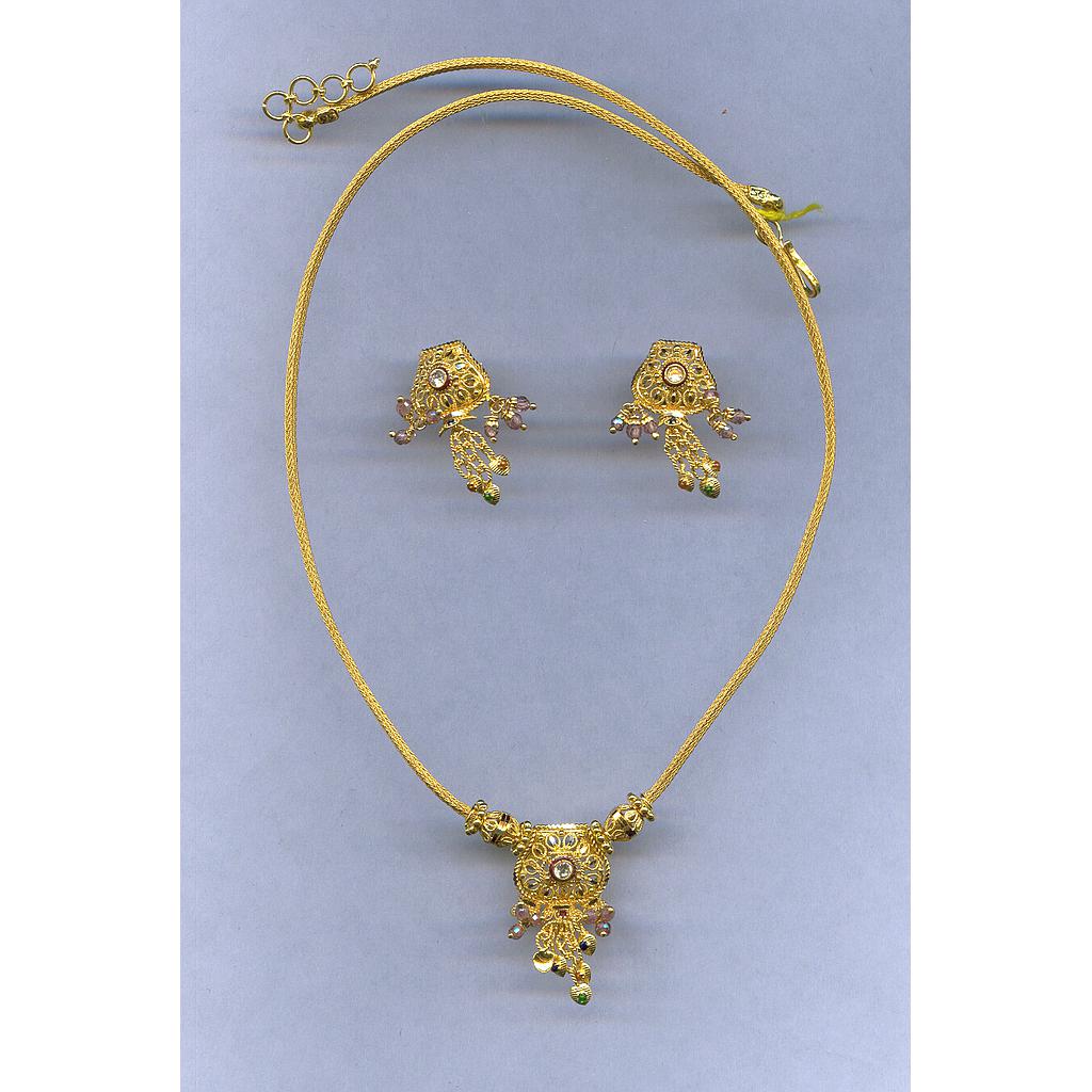 GOLD HALF SET ROUND PLAIN FANCY