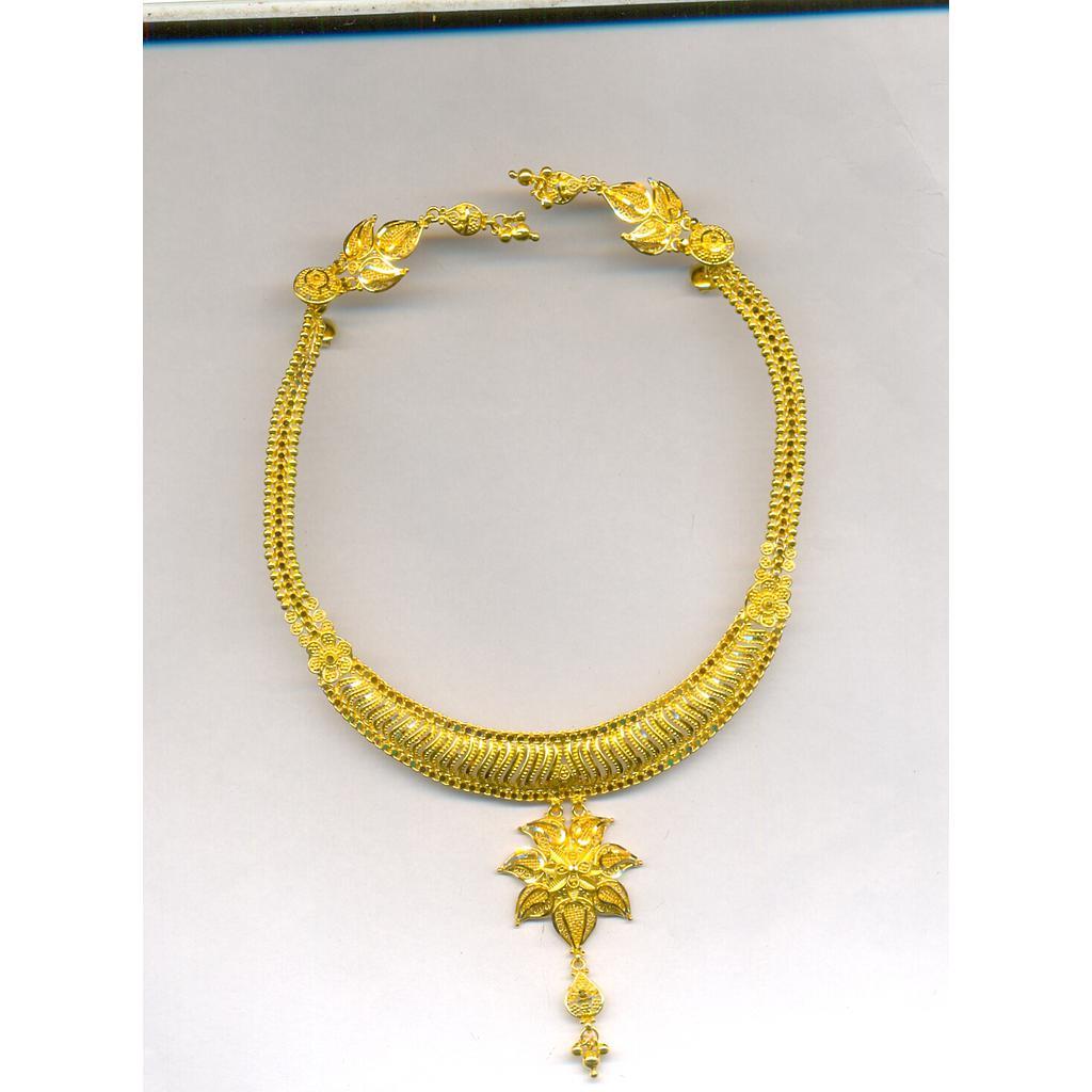GOLD HALF SET ROUND PLAIN FANCY