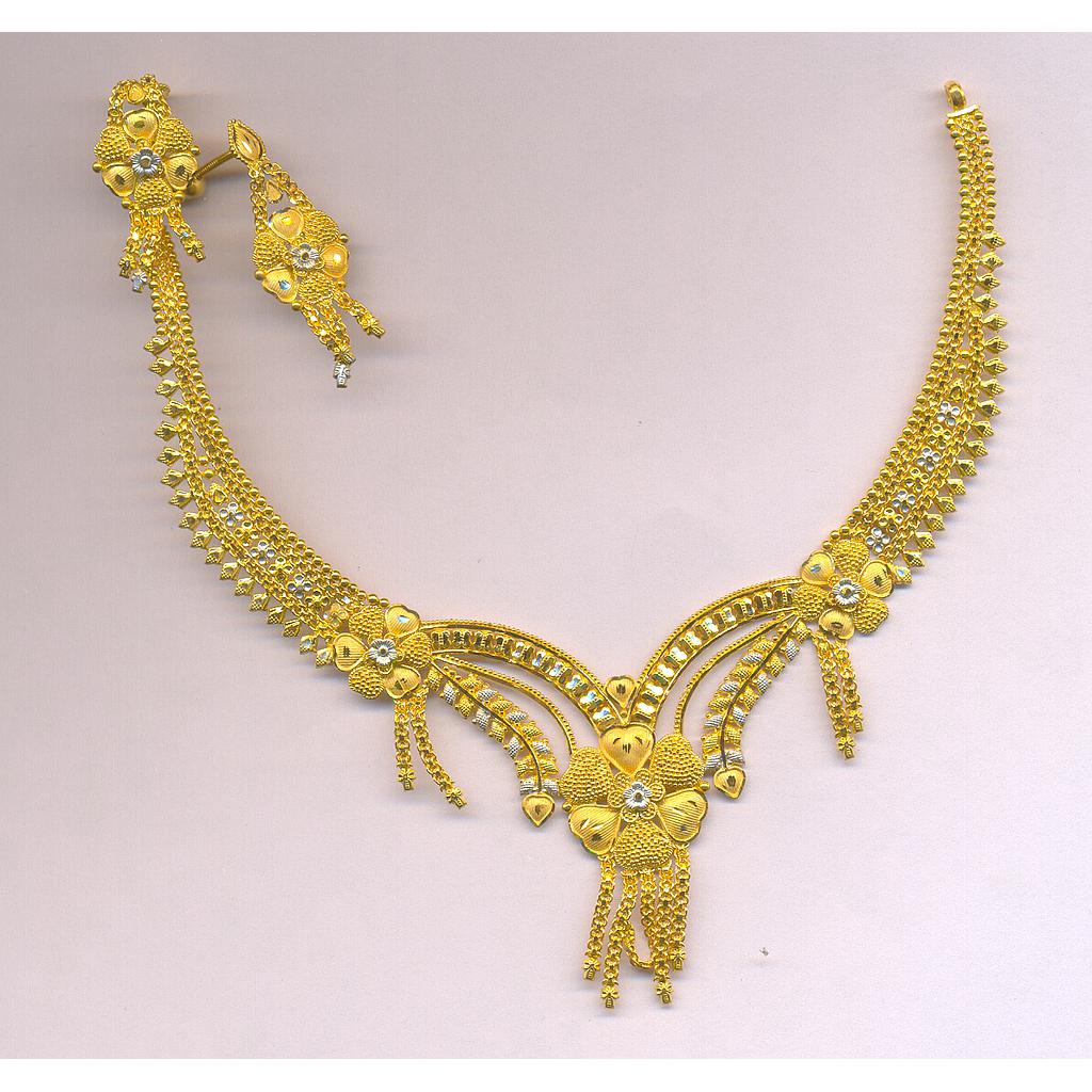 GOLD HALF SET ROUND PLAIN FANCY