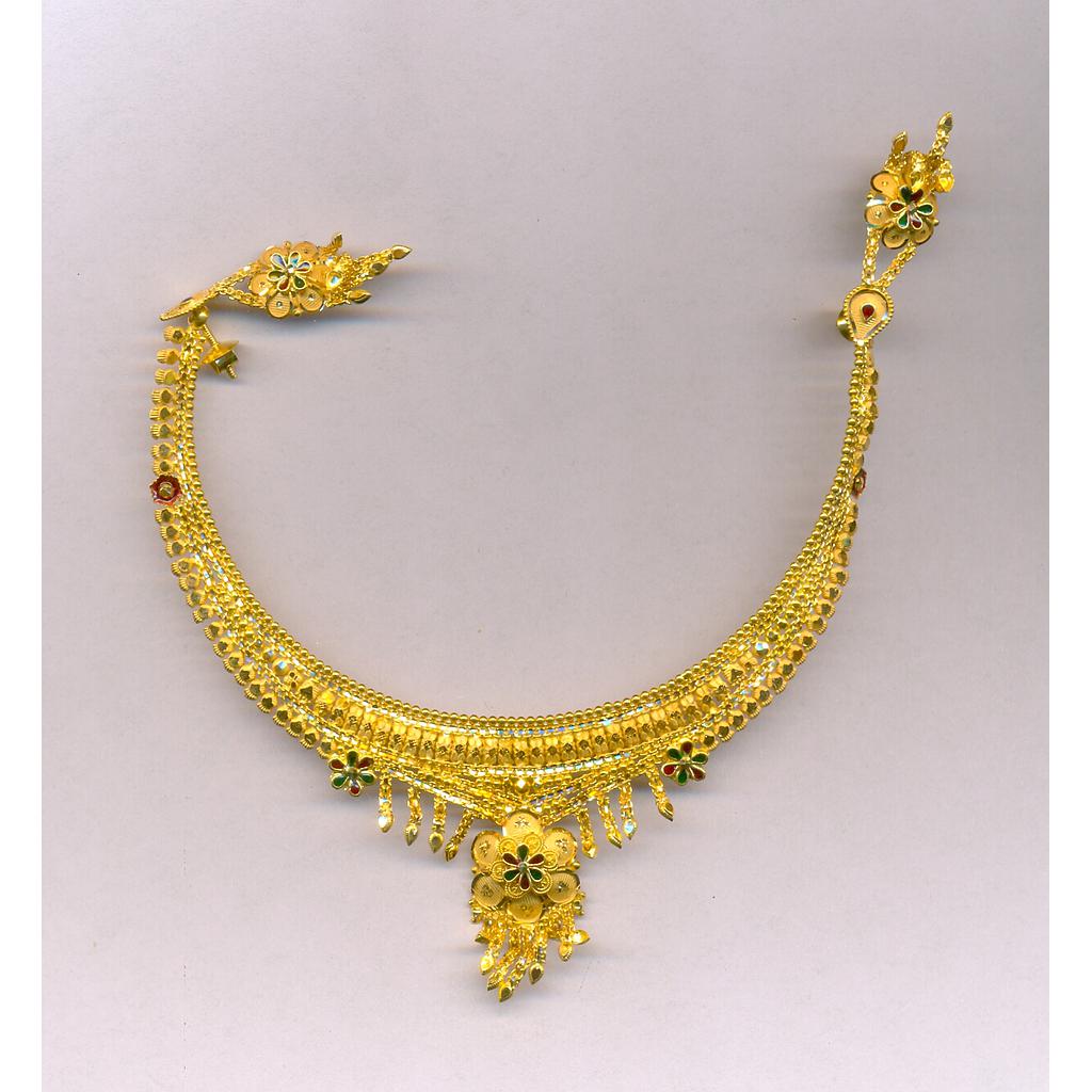 GOLD HALF SET ROUND PLAIN FANCY