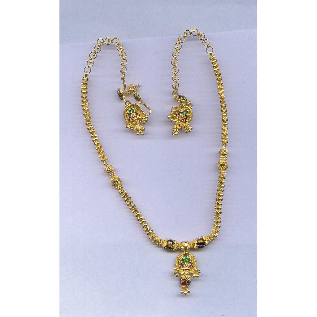 GOLD HALF SET ROUND PLAIN FANCY
