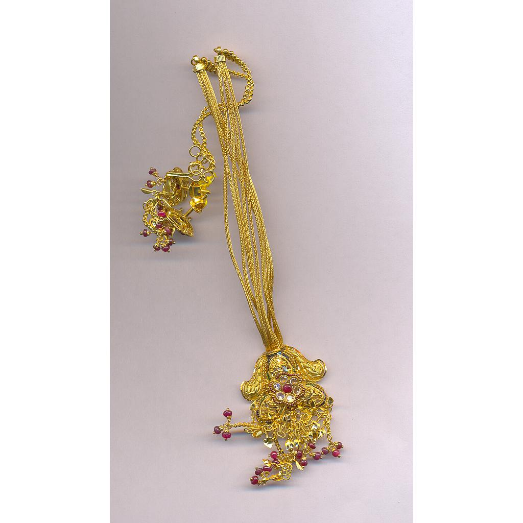 GOLD HALF SET ROUND PLAIN FANCY