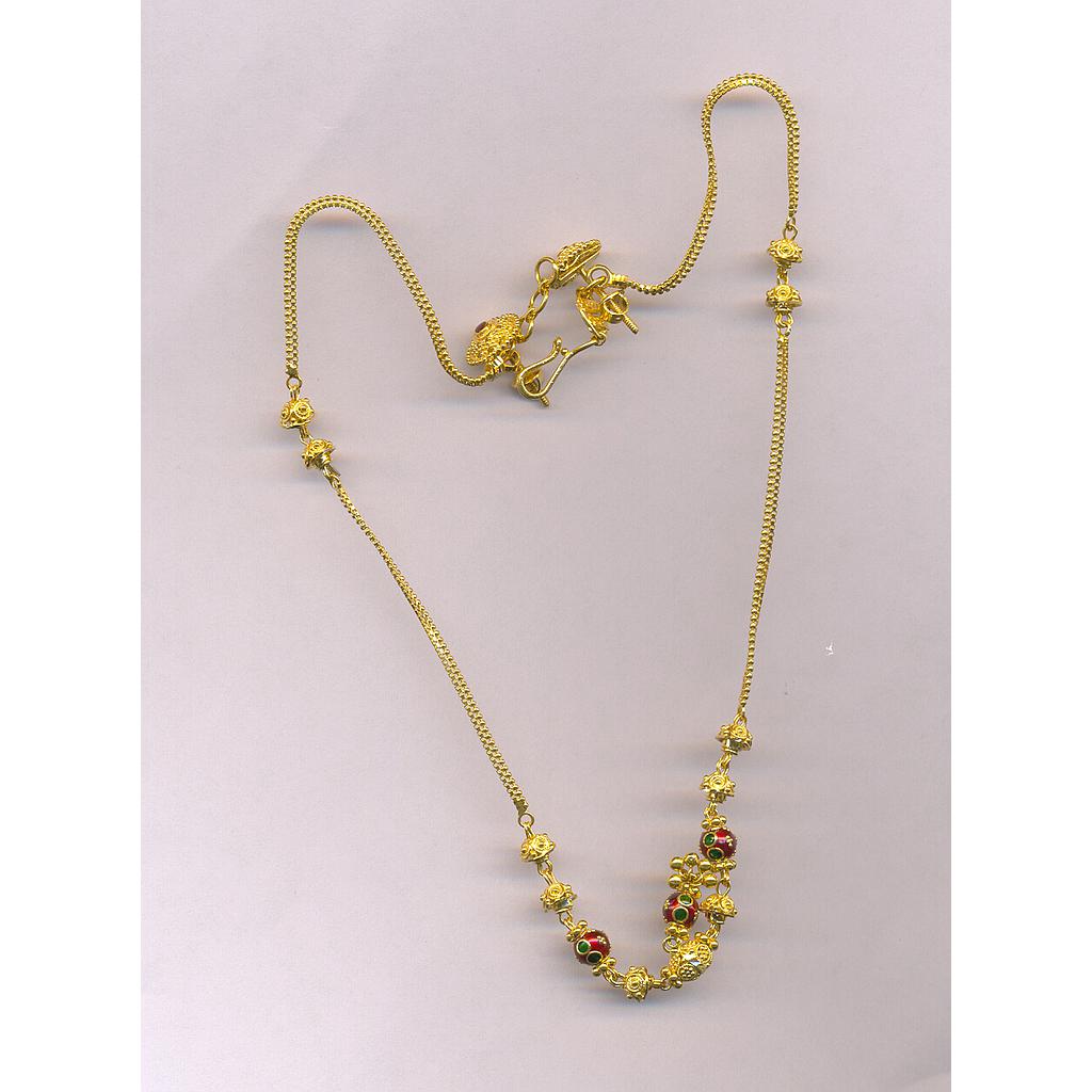 GOLD HALF SET ROUND PLAIN FANCY