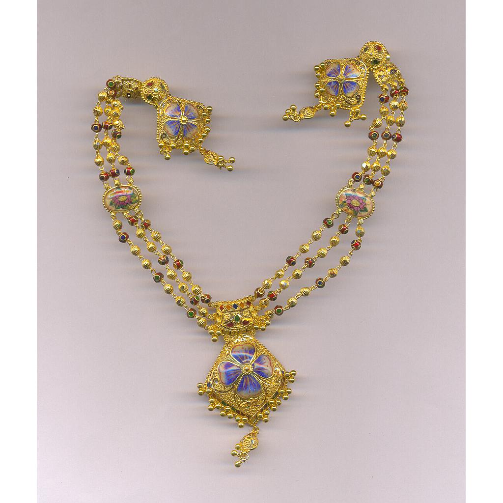 GOLD HALF SET ROUND PLAIN FANCY