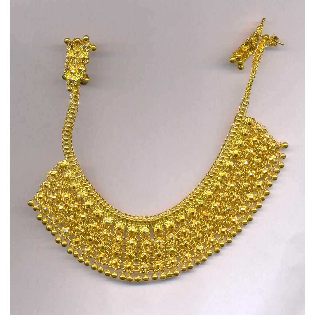 GOLD HALF SET ROUND PLAIN FANCY