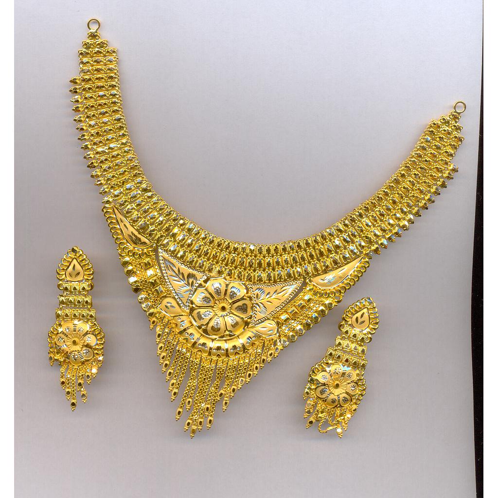 GOLD HALF SET ROUND PLAIN FANCY