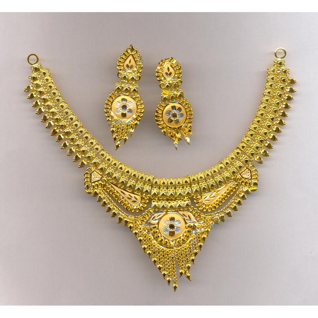 GOLD HALF SET ROUND PLAIN FANCY