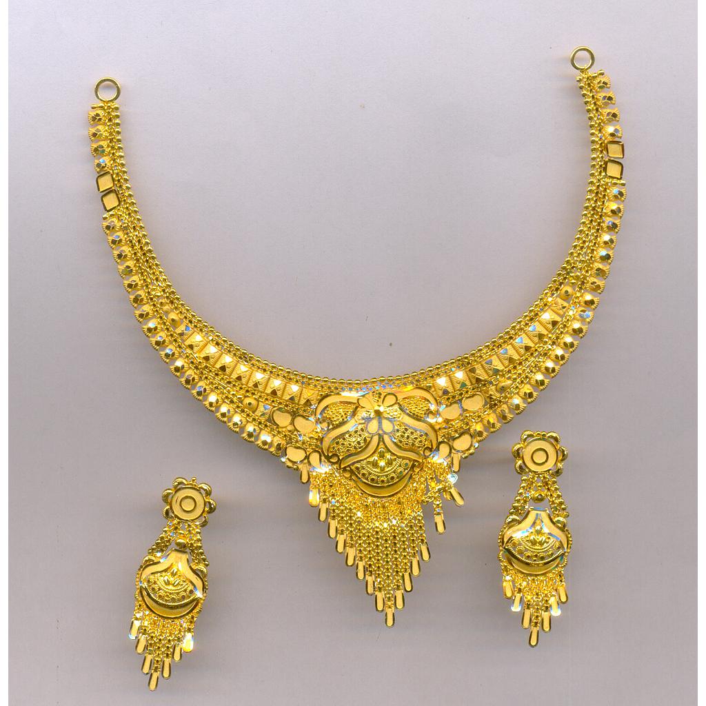 GOLD HALF SET ROUND PLAIN FANCY