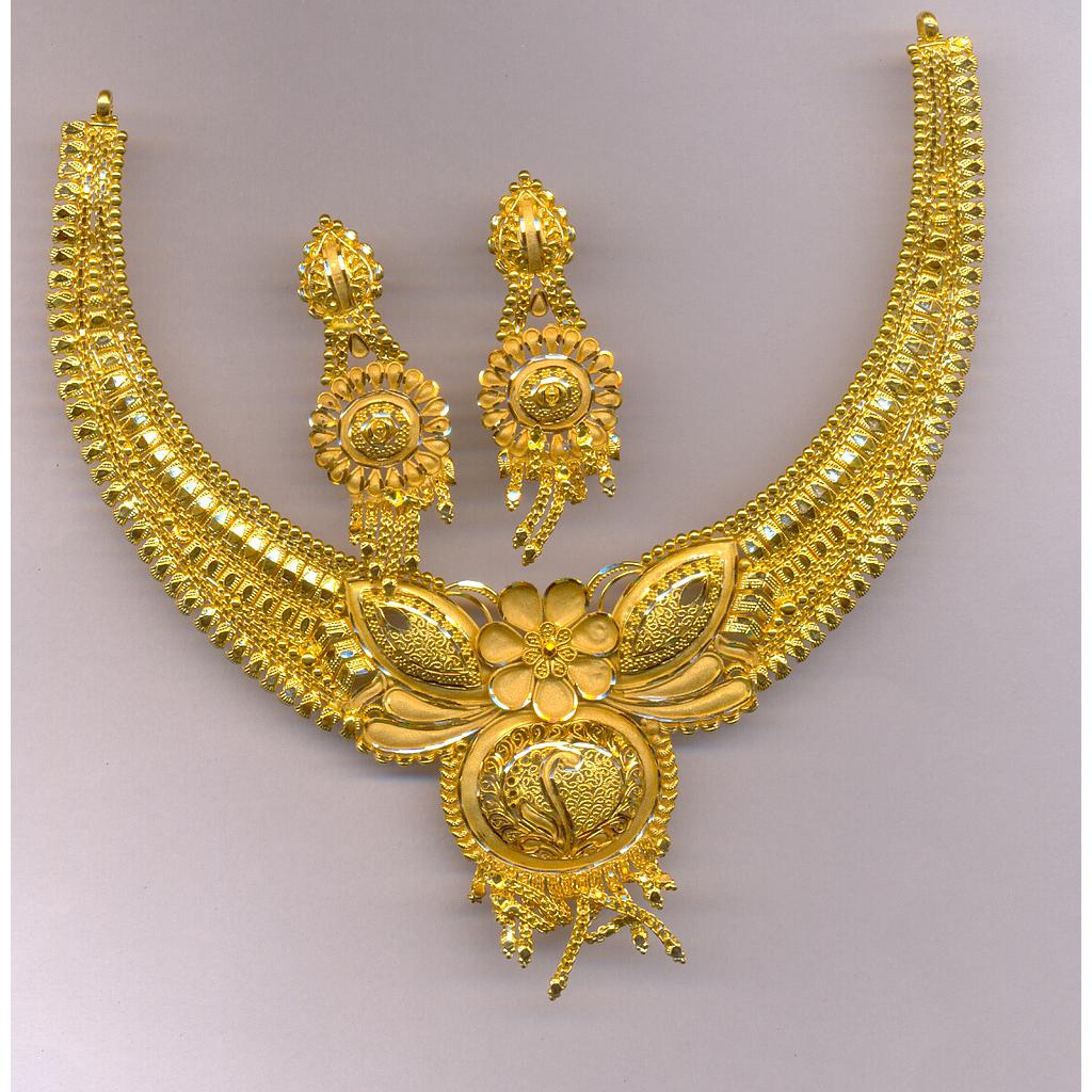 GOLD HALF SET ROUND PLAIN FANCY