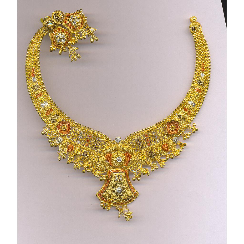 GOLD HALF SET ROUND PLAIN FANCY