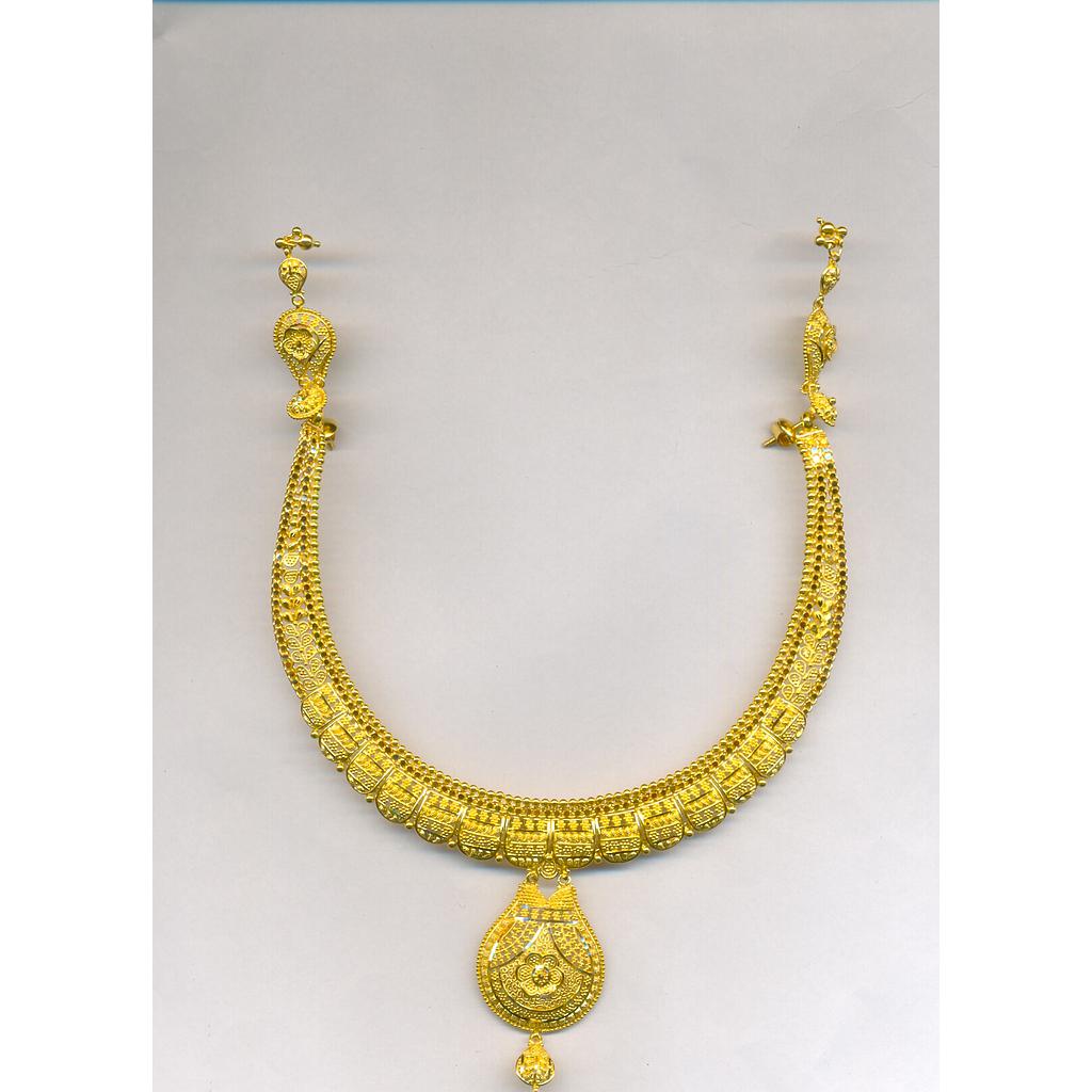GOLD HALF SET ROUND PLAIN FANCY