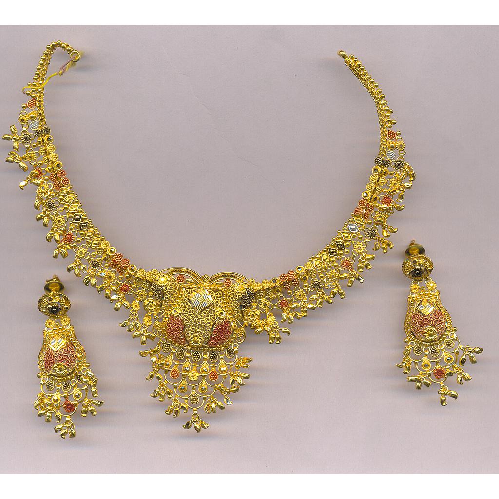 GOLD HALF SET ROUND PLAIN FANCY