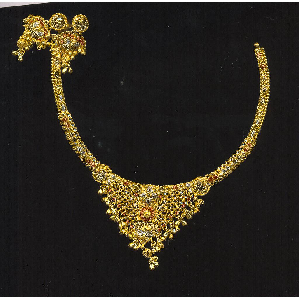 GOLD HALF SET ROUND PLAIN FANCY