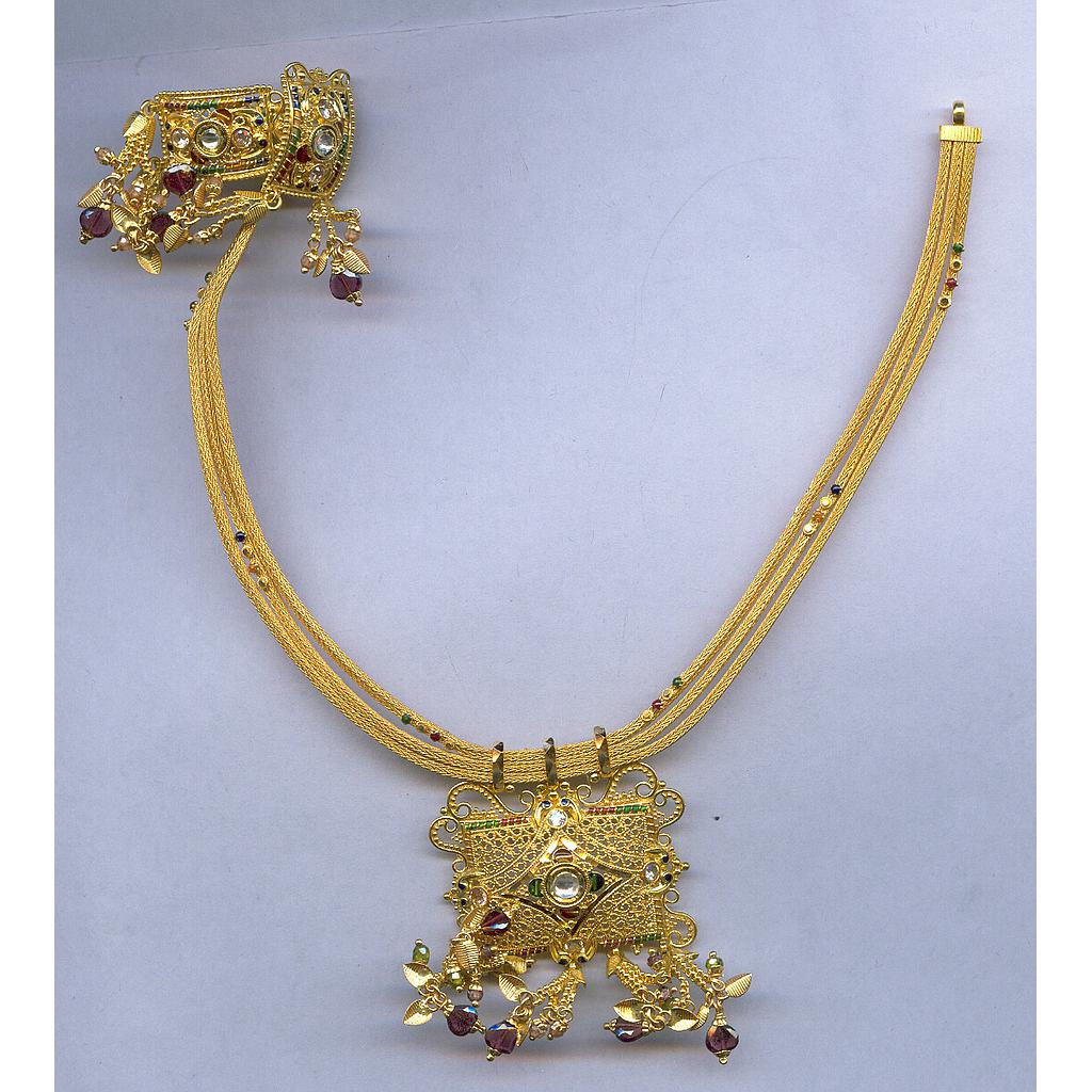 GOLD HALF SET ROUND PLAIN FANCY