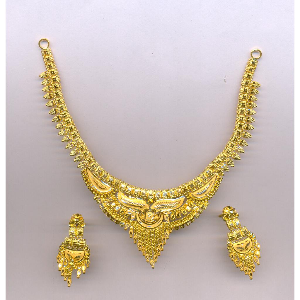 GOLD HALF SET ROUND PLAIN FANCY