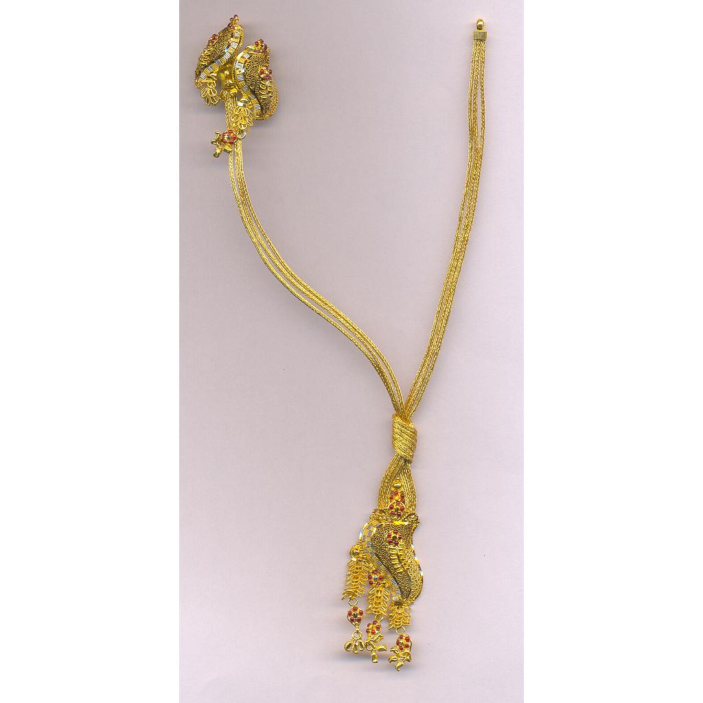GOLD HALF SET ROUND PLAIN FANCY