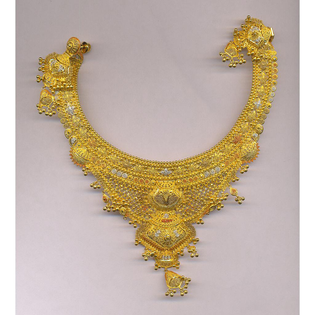 GOLD HALF SET ROUND PLAIN FANCY