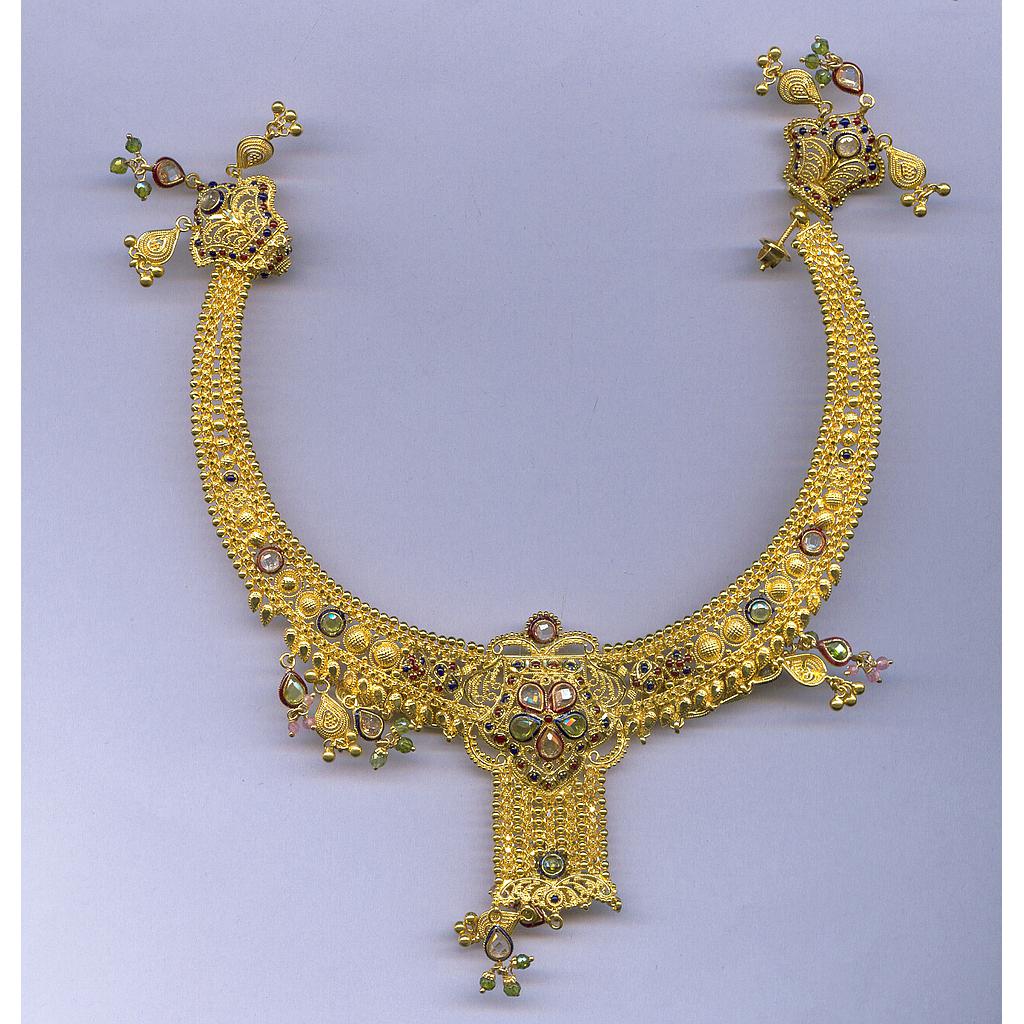 GOLD HALF SET ROUND PLAIN FANCY