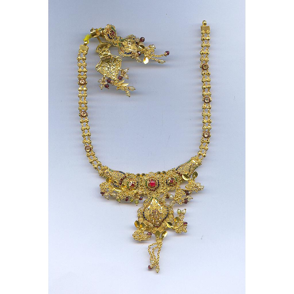 GOLD HALF SET ROUND PLAIN FANCY