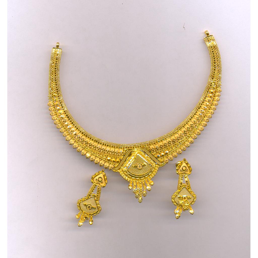 GOLD HALF SET ROUND PLAIN FANCY