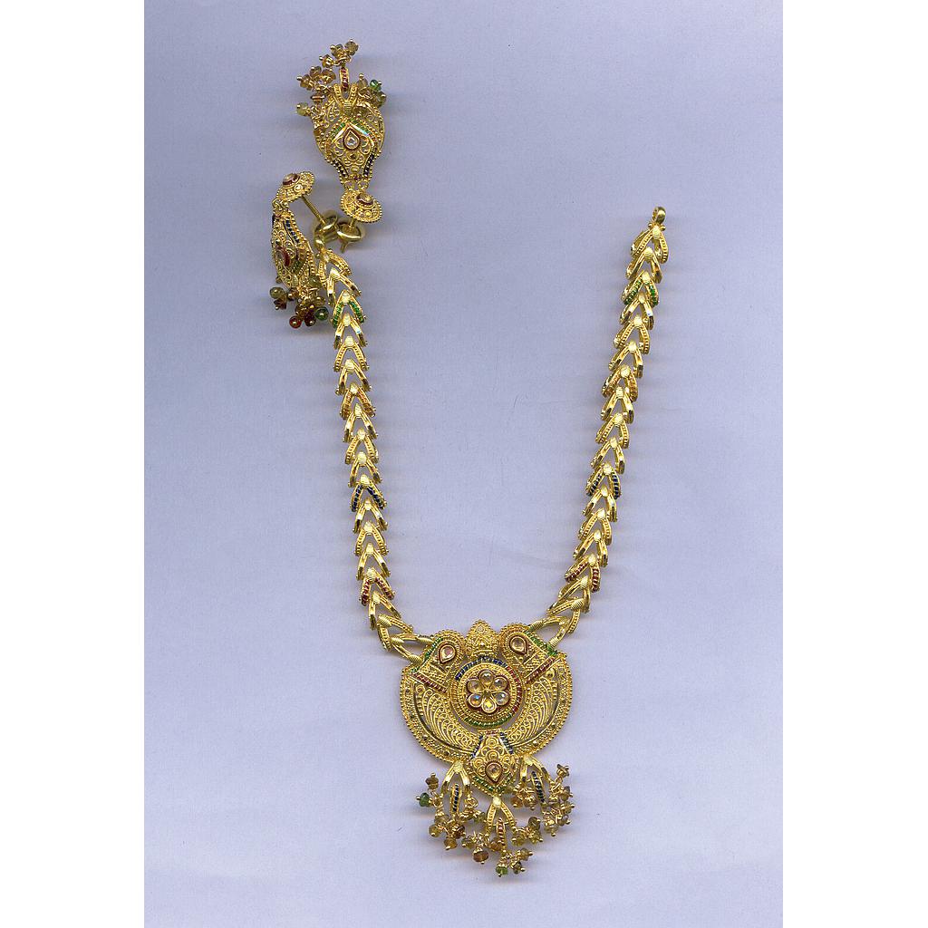 GOLD HALF SET ROUND PLAIN FANCY