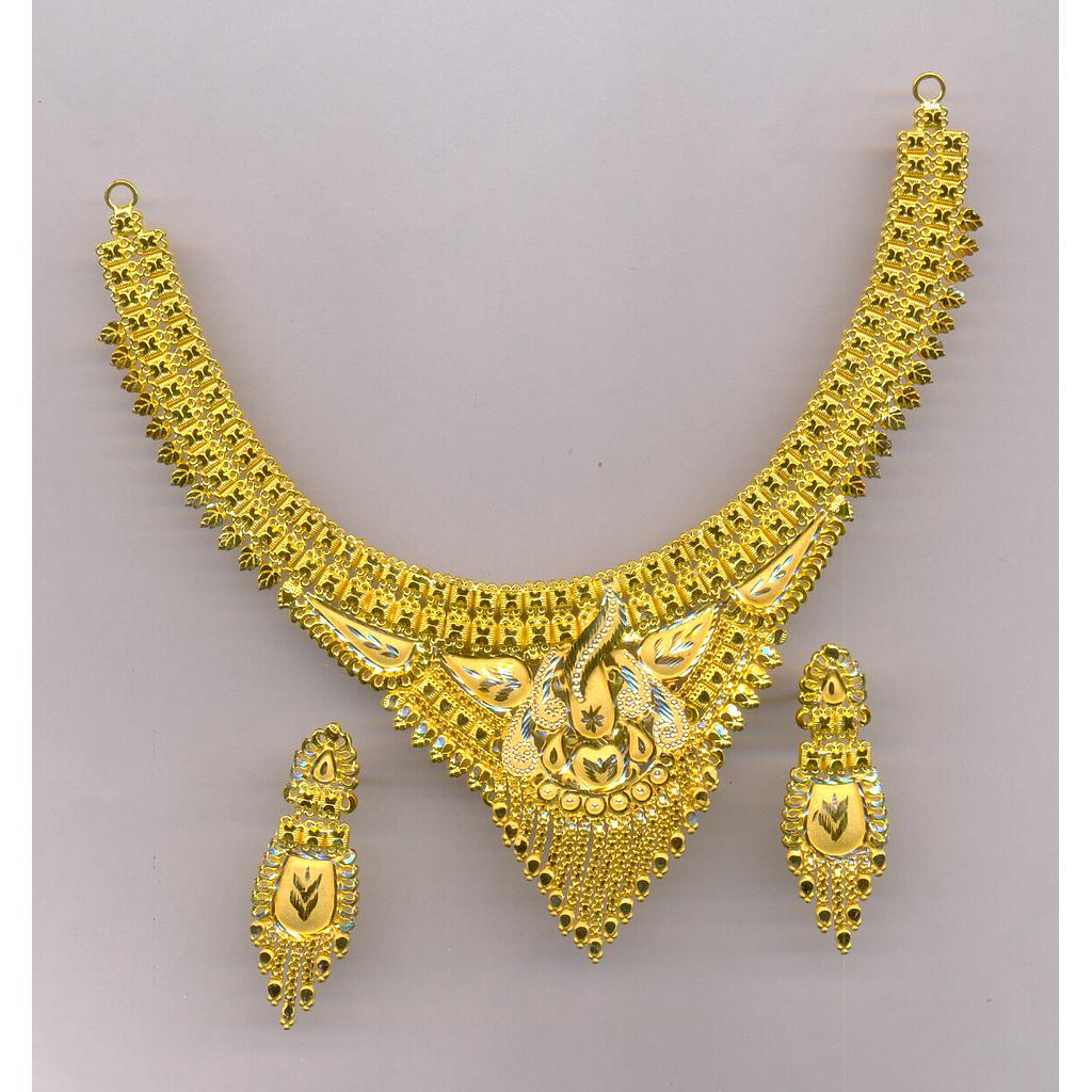 GOLD HALF SET ROUND PLAIN FANCY