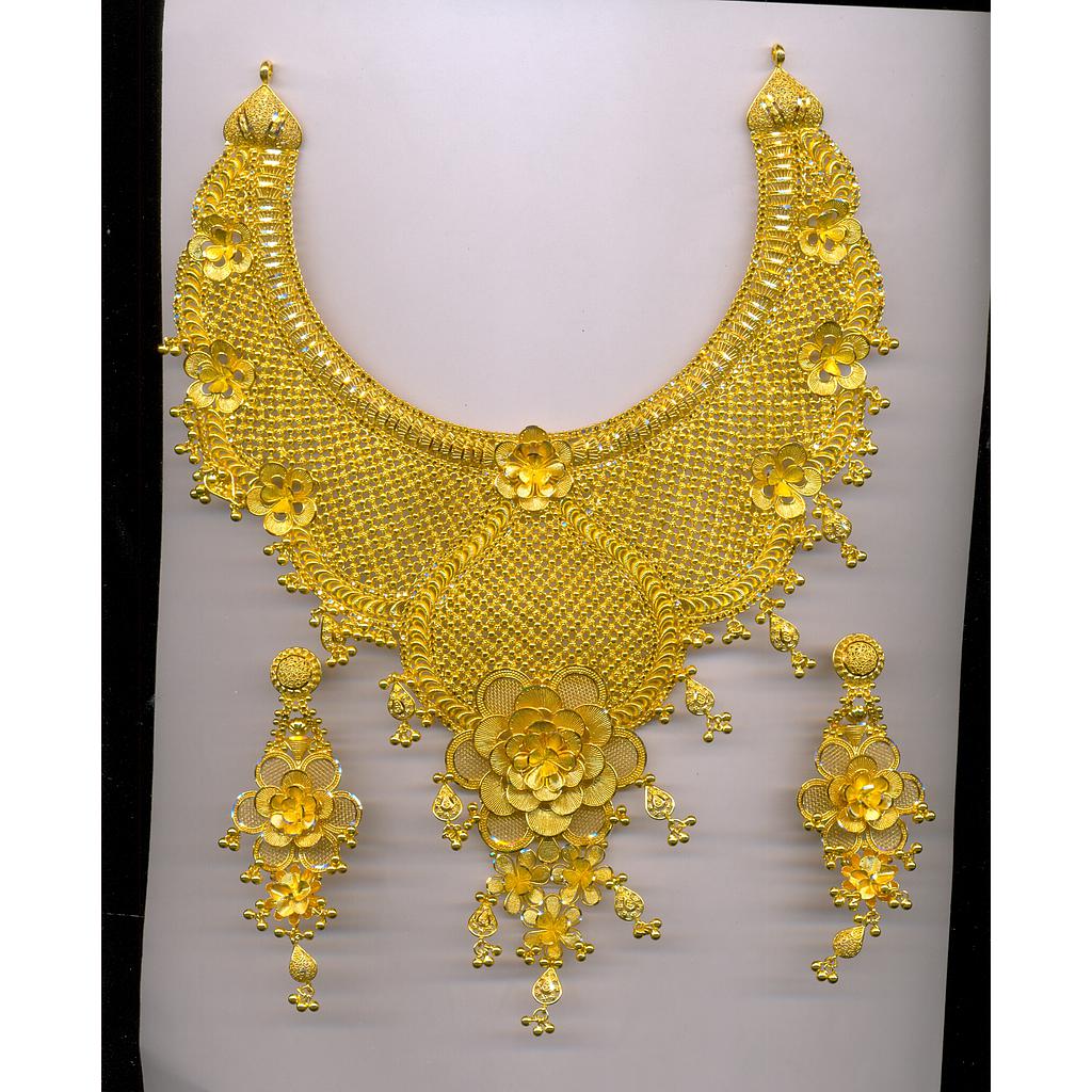 GOLD HALF SET ROUND PLAIN FANCY