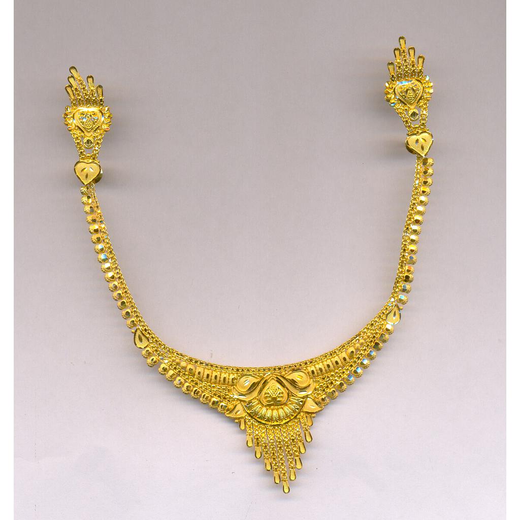 GOLD HALF SET ROUND PLAIN FANCY