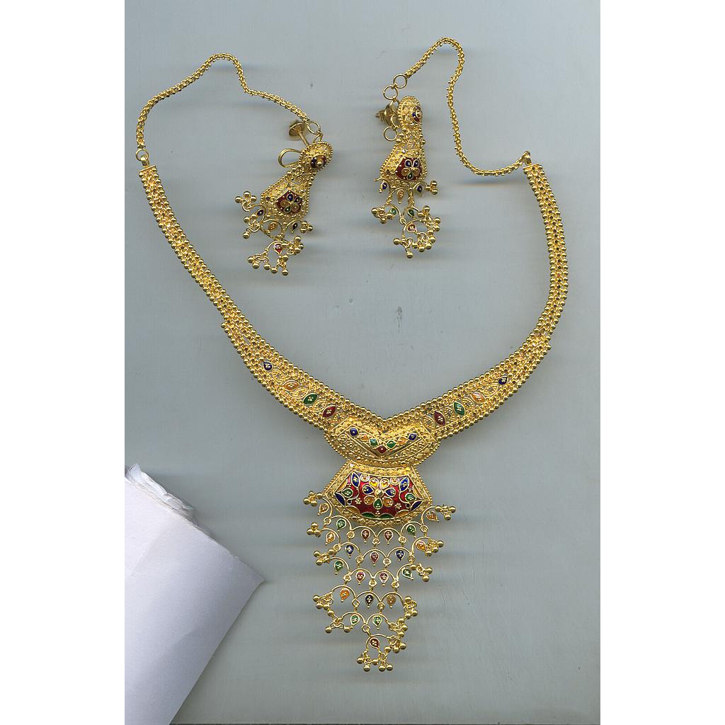 GOLD HALF SET ROUND PLAIN FANCY