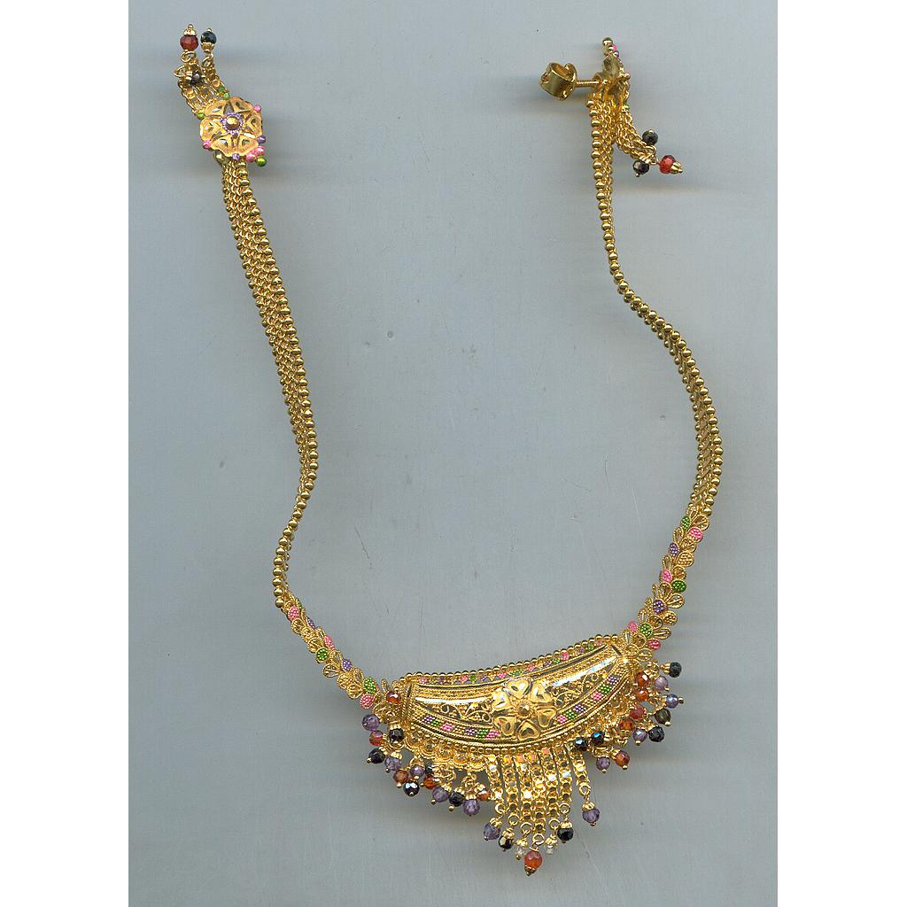 GOLD HALF SET ROUND PLAIN FANCY