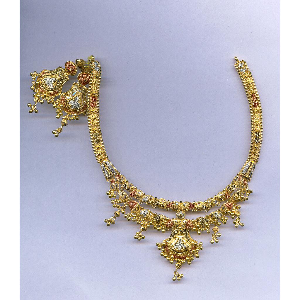 GOLD HALF SET ROUND PLAIN FANCY