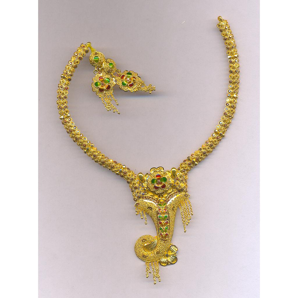 GOLD HALF SET ROUND PLAIN FANCY