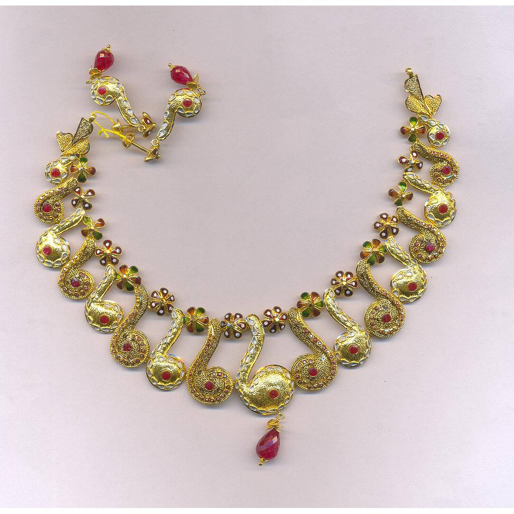GOLD HALF SET ROUND PLAIN FANCY