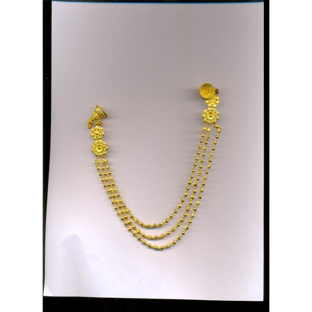 GOLD HALF SET ROUND PLAIN FANCY