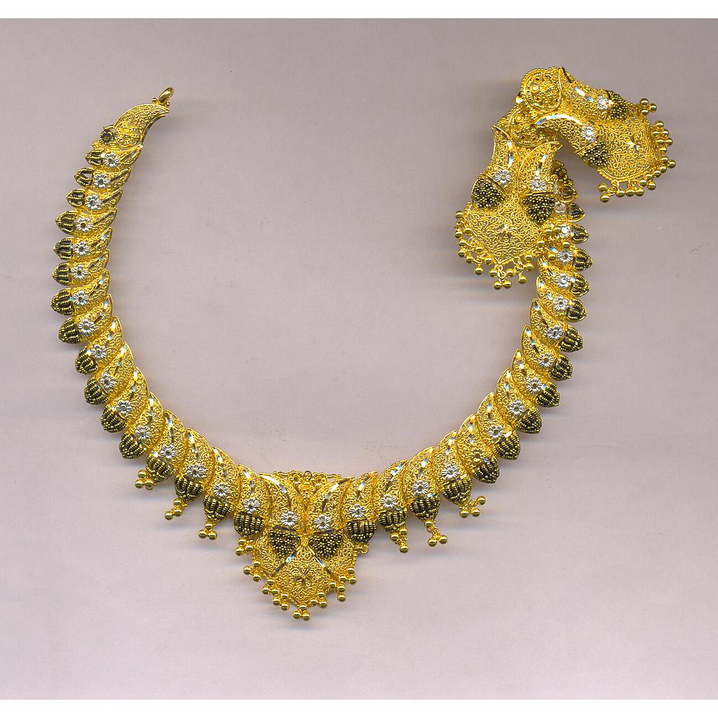 GOLD HALF SET ROUND PLAIN FANCY