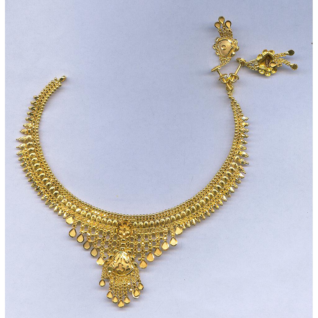 GOLD HALF SET ROUND PLAIN FANCY