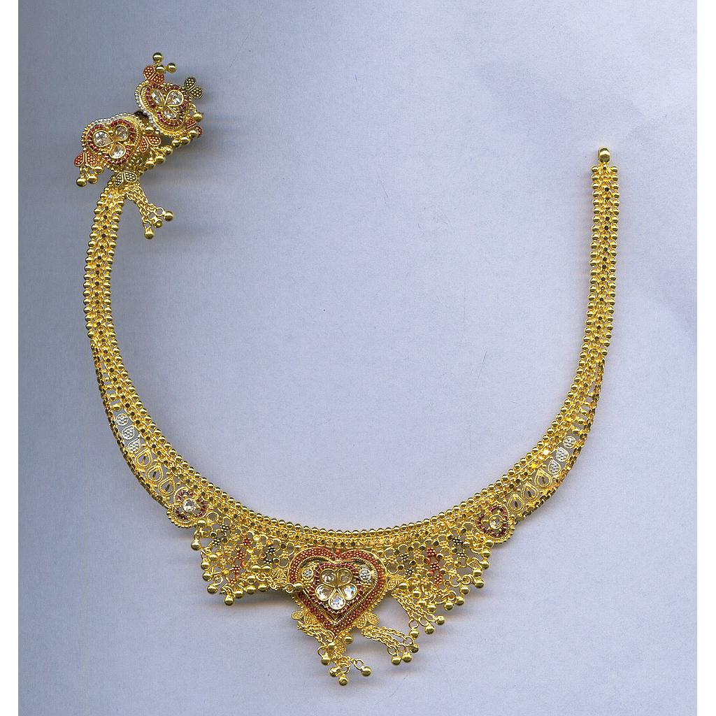 GOLD HALF SET ROUND PLAIN FANCY