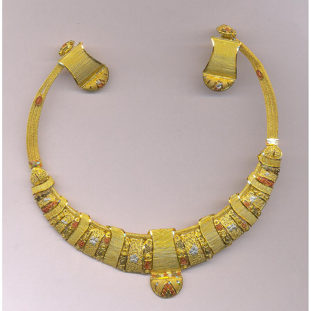 GOLD HALF SET ROUND PLAIN FANCY