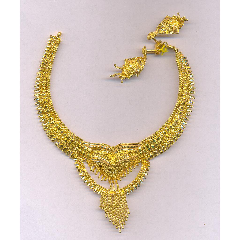 GOLD HALF SET ROUND PLAIN FANCY