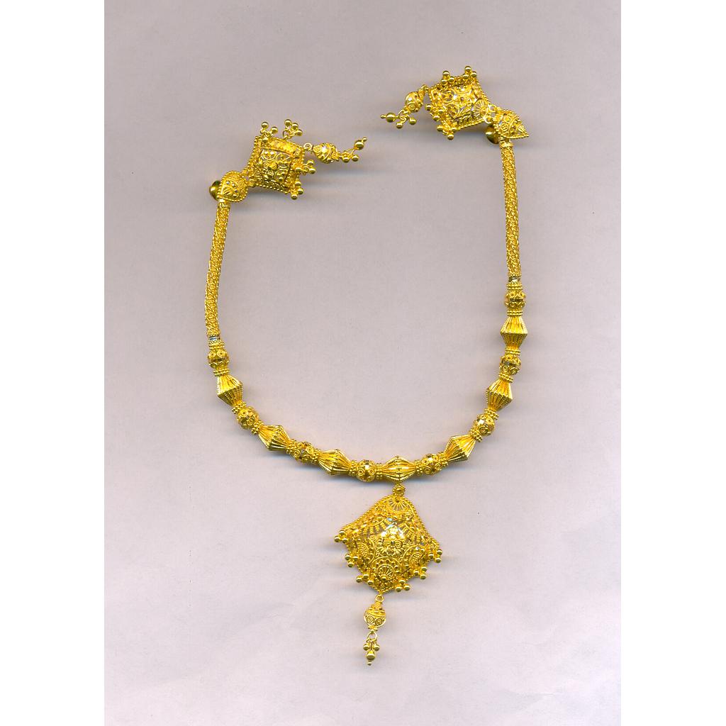 GOLD HALF SET ROUND PLAIN FANCY