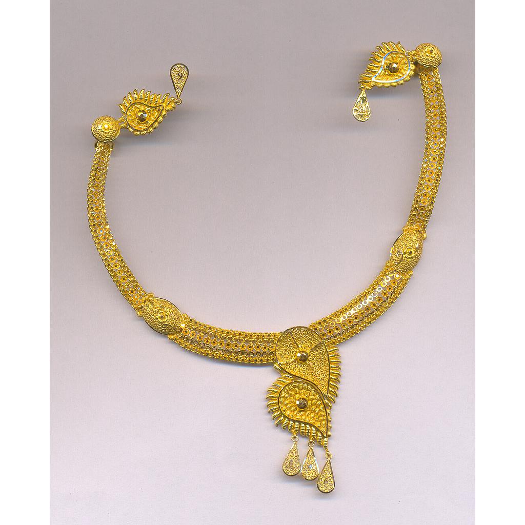 GOLD HALF SET ROUND PLAIN FANCY