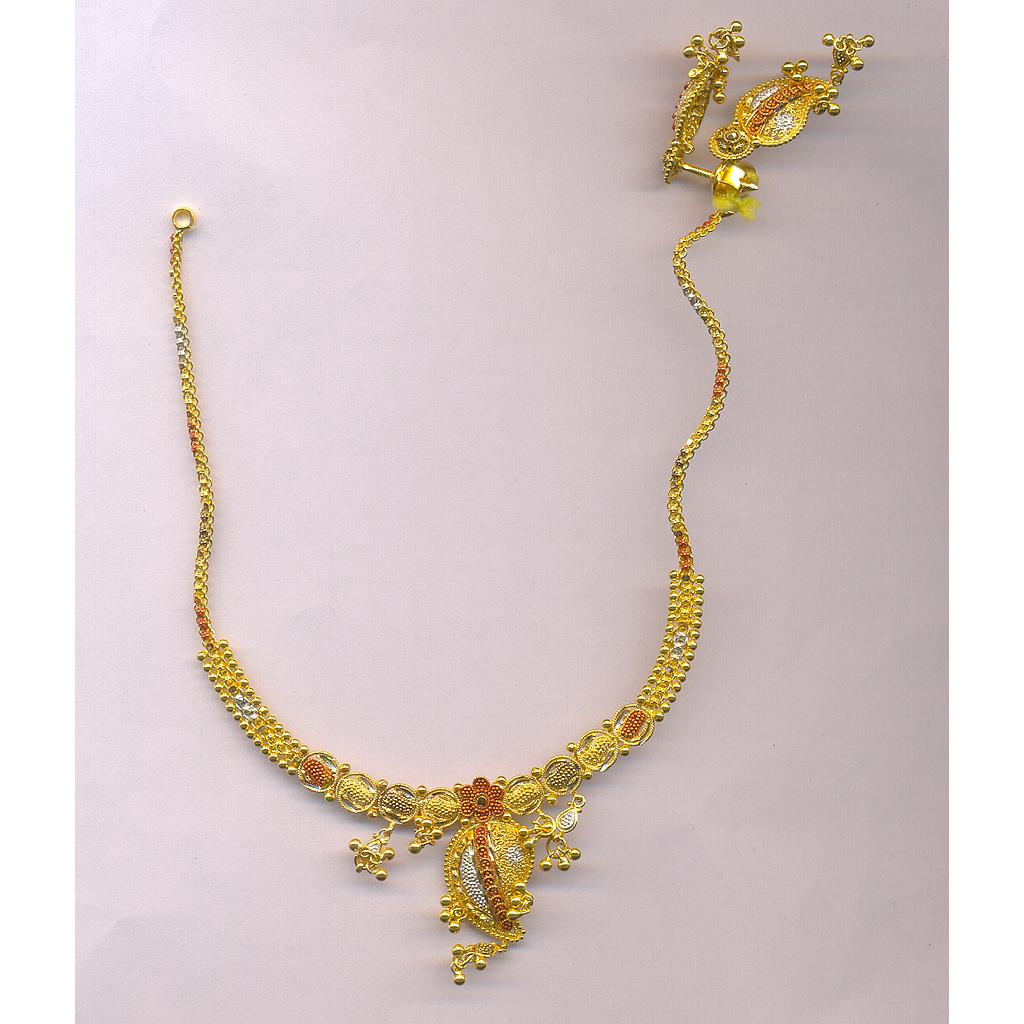 GOLD HALF SET ROUND PLAIN FANCY