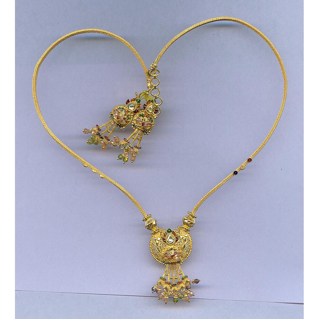 GOLD HALF SET ROUND PLAIN FANCY