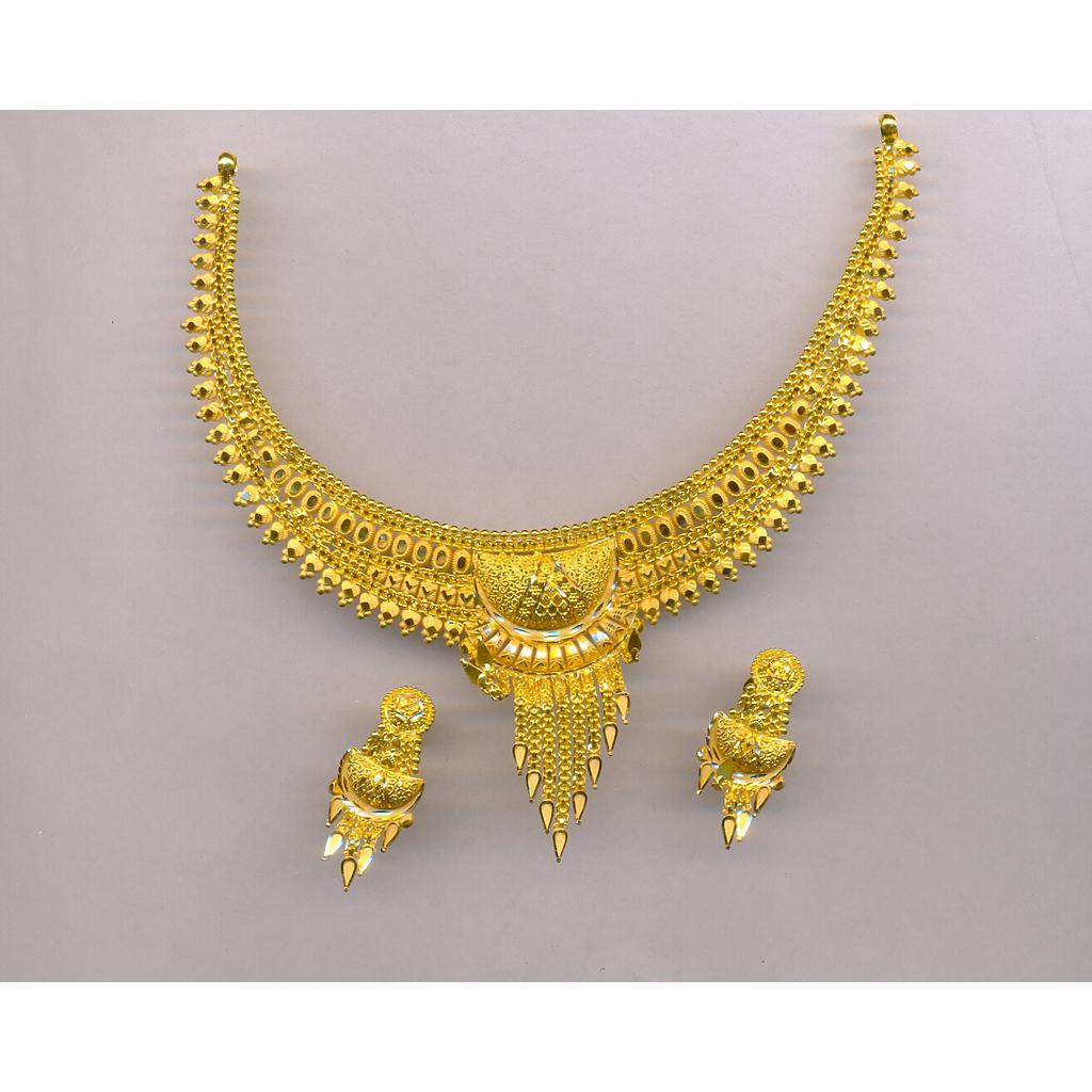 GOLD HALF SET ROUND PLAIN FANCY