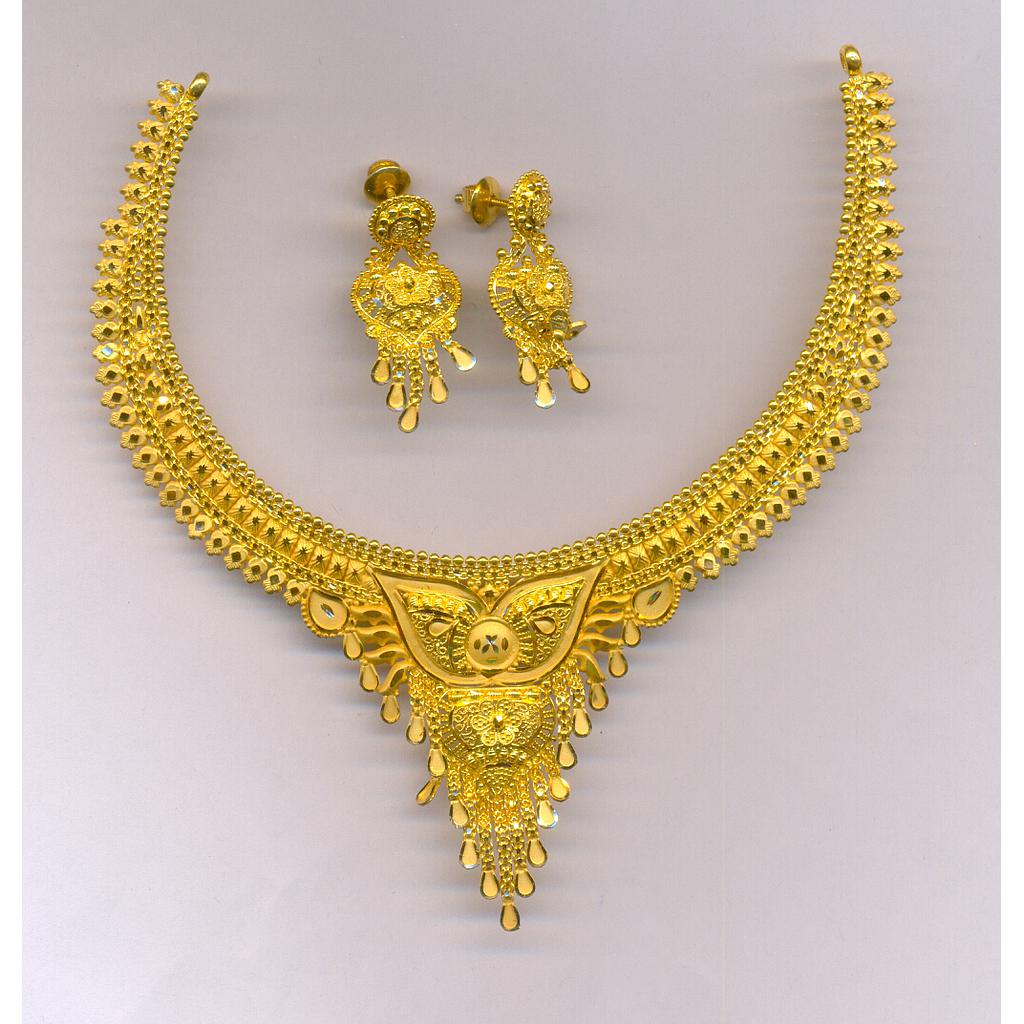 GOLD HALF SET ROUND PLAIN FANCY