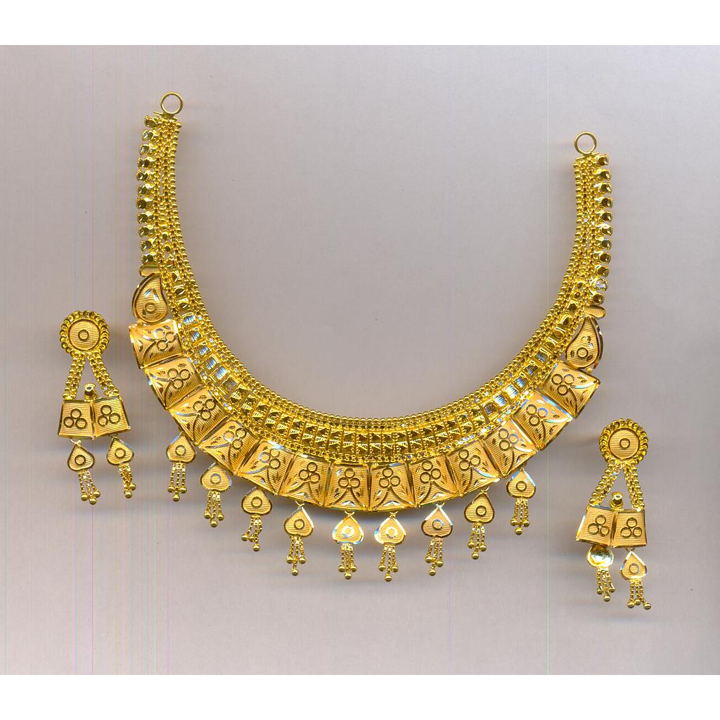 GOLD HALF SET ROUND PLAIN FANCY